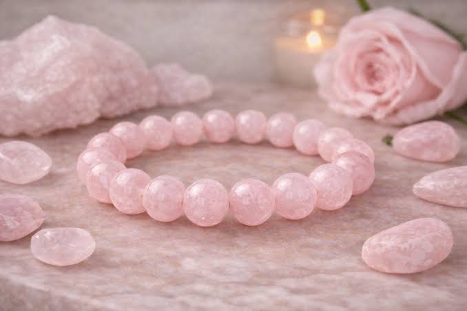 Rose quartz Bracelet For Unconditional Love-
